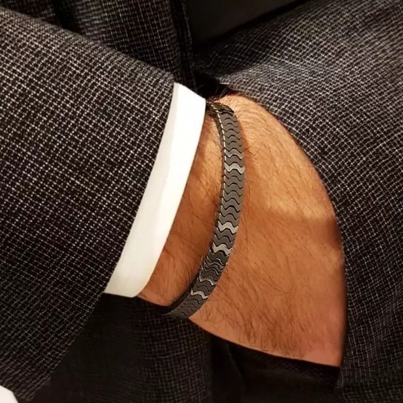 Men s Braided Wristband Bracelet Men s Fashion Watches