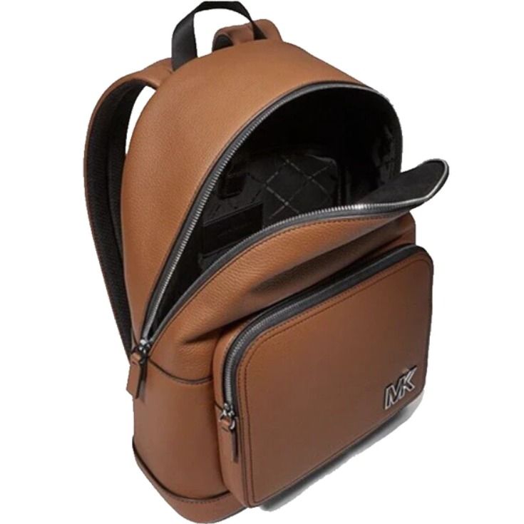 Hudson Slim Pebbled Leather Backpack