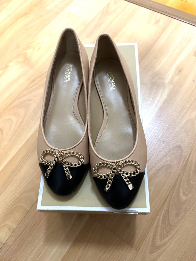 Michael Kors Posey Ballet Leather Flats