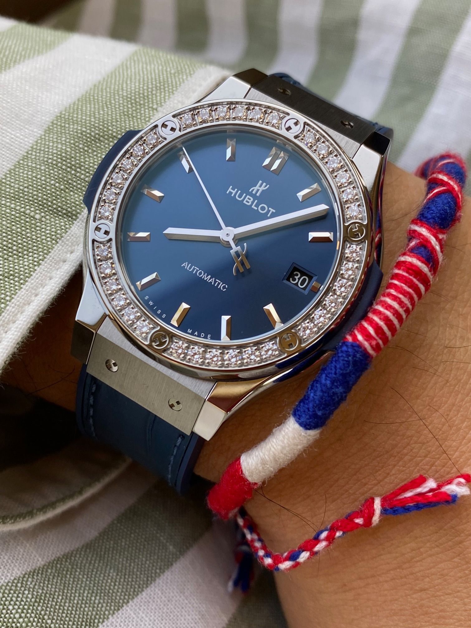 Hublot outlet blue diamonds