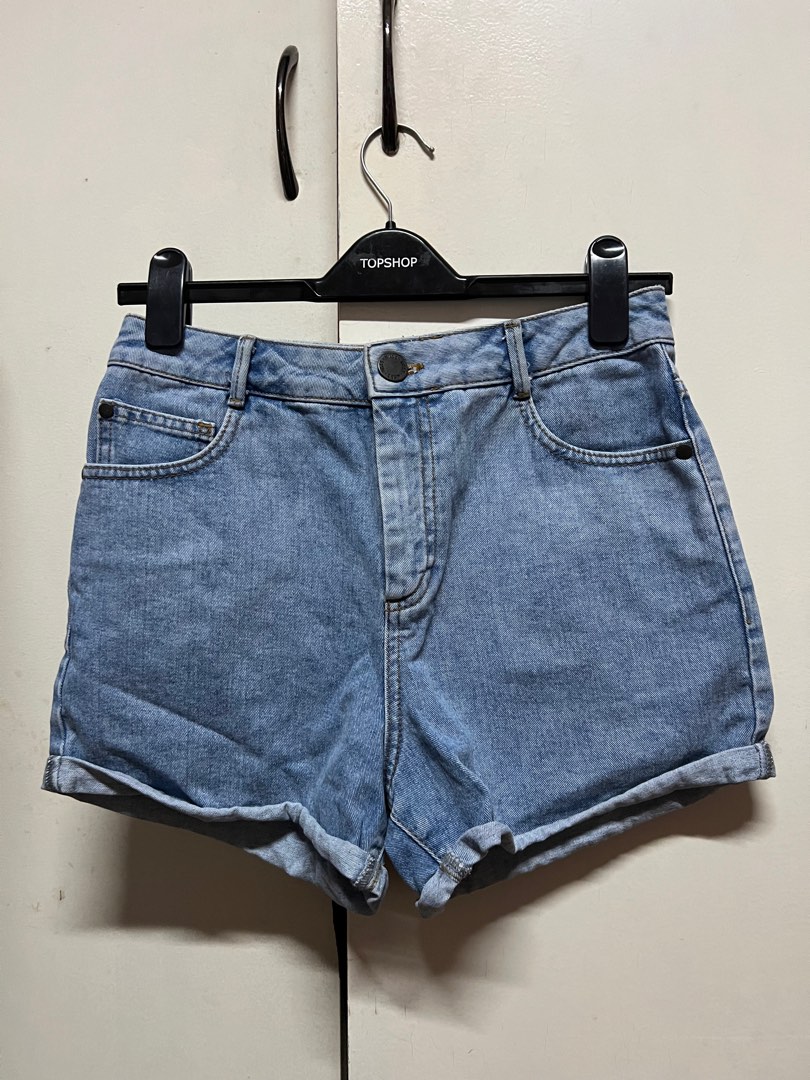 Miss selfridge denim shorts cheap