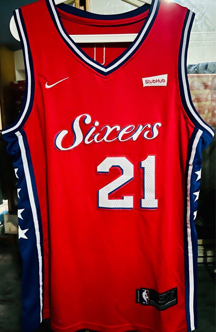 Joel embiid red jersey hotsell