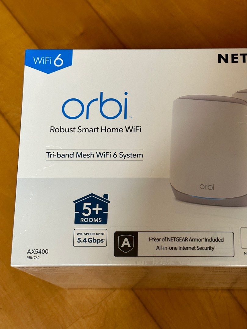 Orbi RBK762S Mesh WiFi 6 AX5400