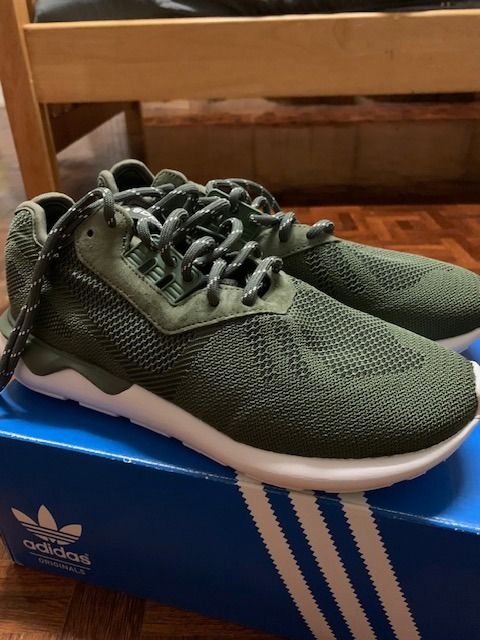 Adidas tubular runner olive discount