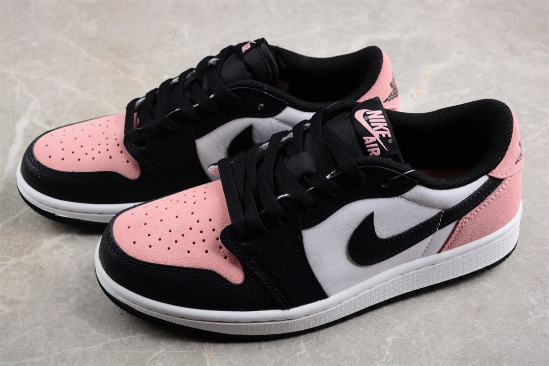 Nike air jordan sale 1 pink and black