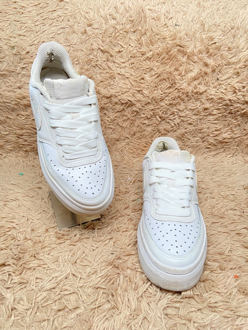 Nike Airforce Vision Court Women s Fashion Footwear Sneakers on