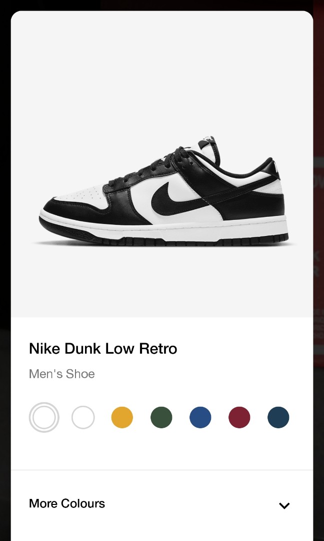 Nike Dunk Low Retro White / Black - White