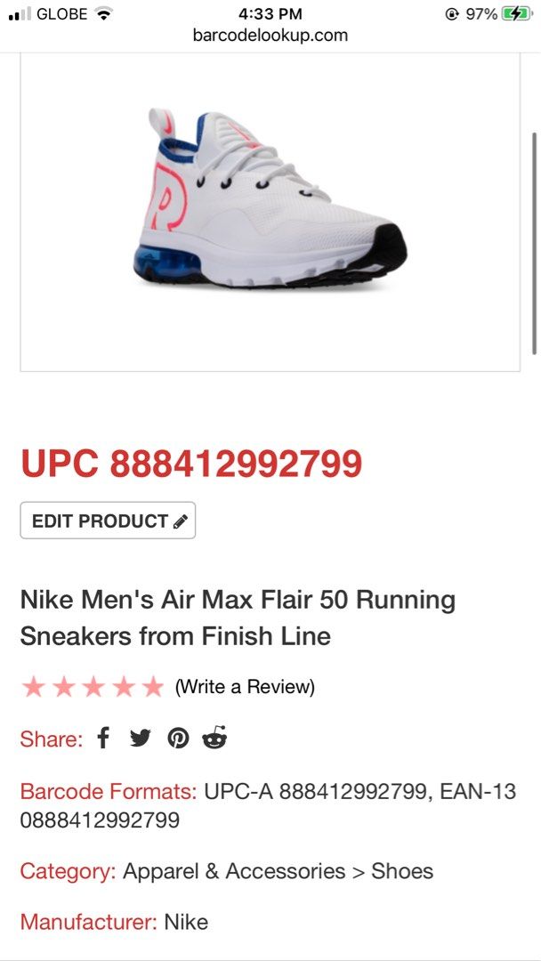 Air max outlet flair 50 review