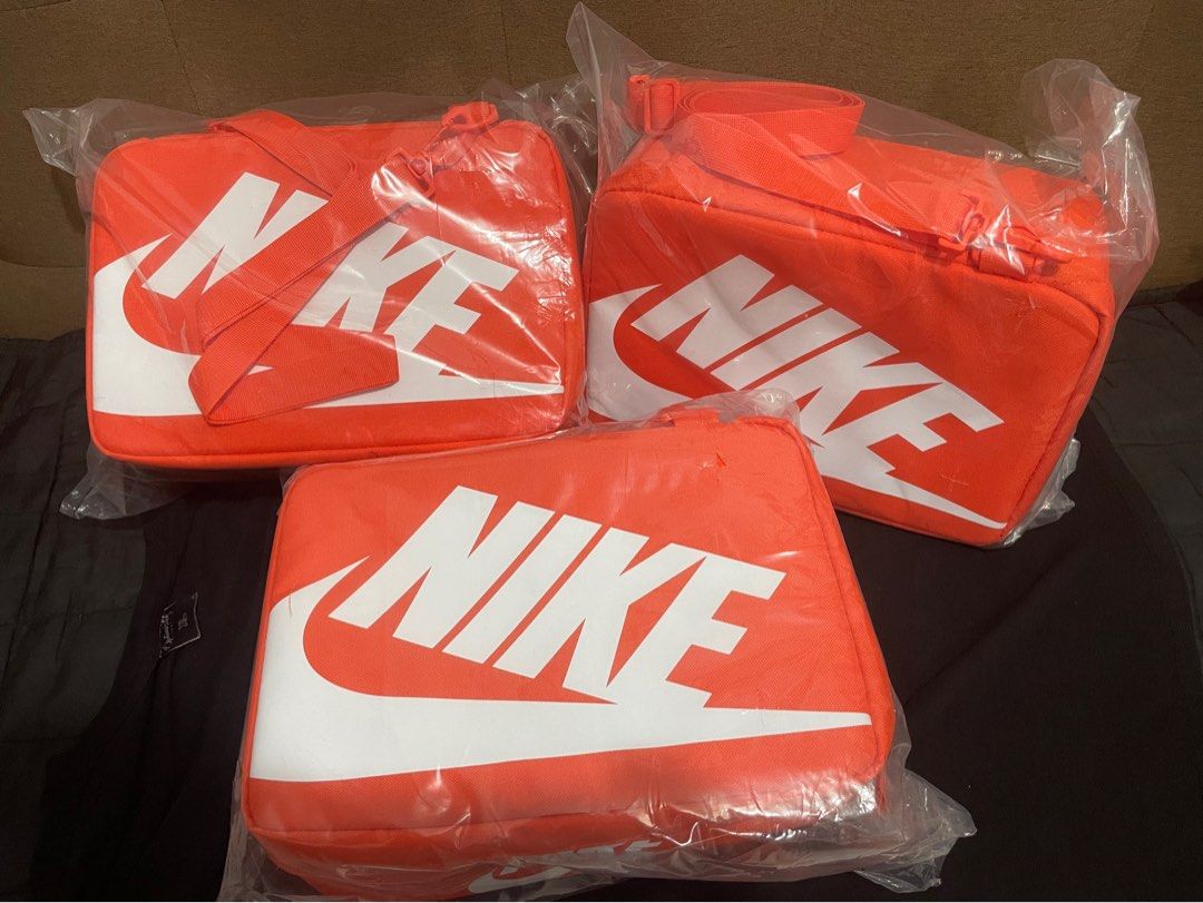 orange nike shoe bag
