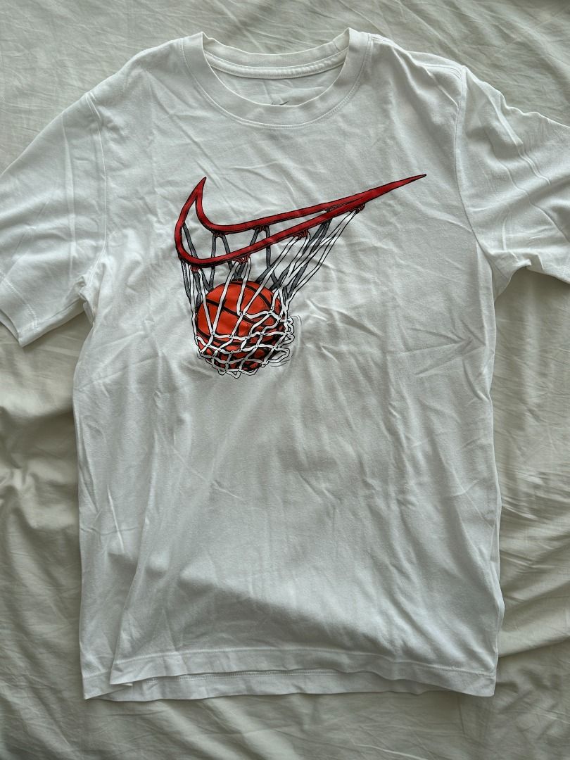 white red nike t shirt