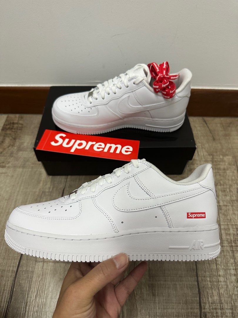 NIKE x SUPREME AIR FORCE 1 WHITE Men s Fashion Footwear