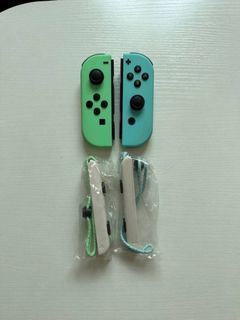 Nintendo Switch Joy-con Animal Crossing Limited Edition controller with strap