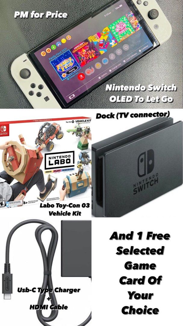Nintendo Switch OLED, Video Gaming, Video Game Consoles, Nintendo on