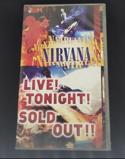 Nirvana Live Tonight Sold Out VHS