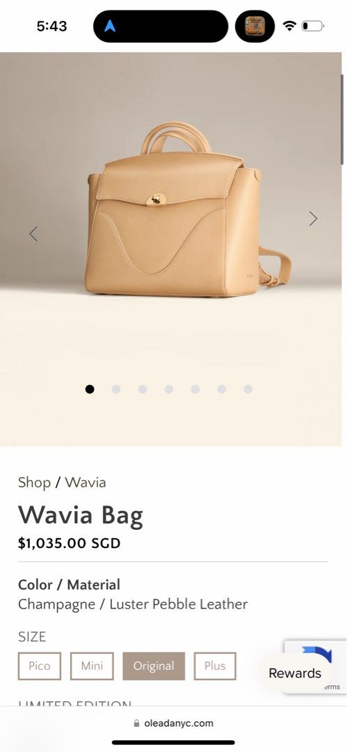Wavia Bag Champagne