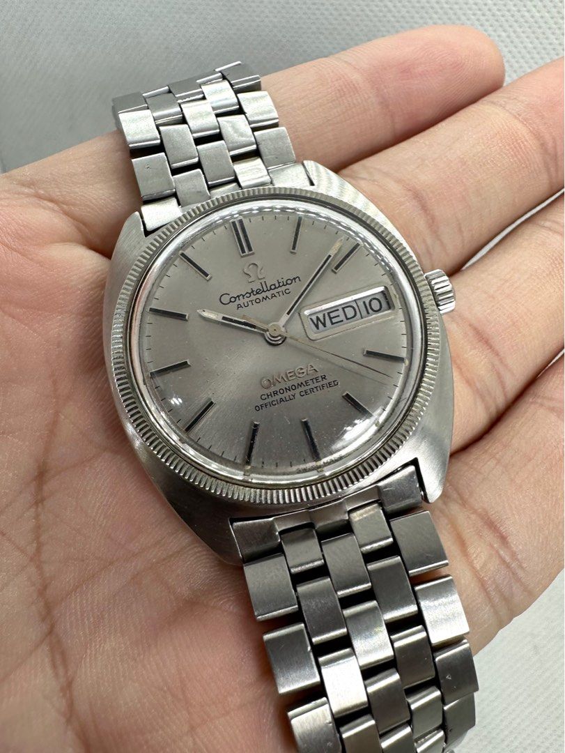 Omega Constellation Vintage 1970 s 35mm Grey Automatic Luxury