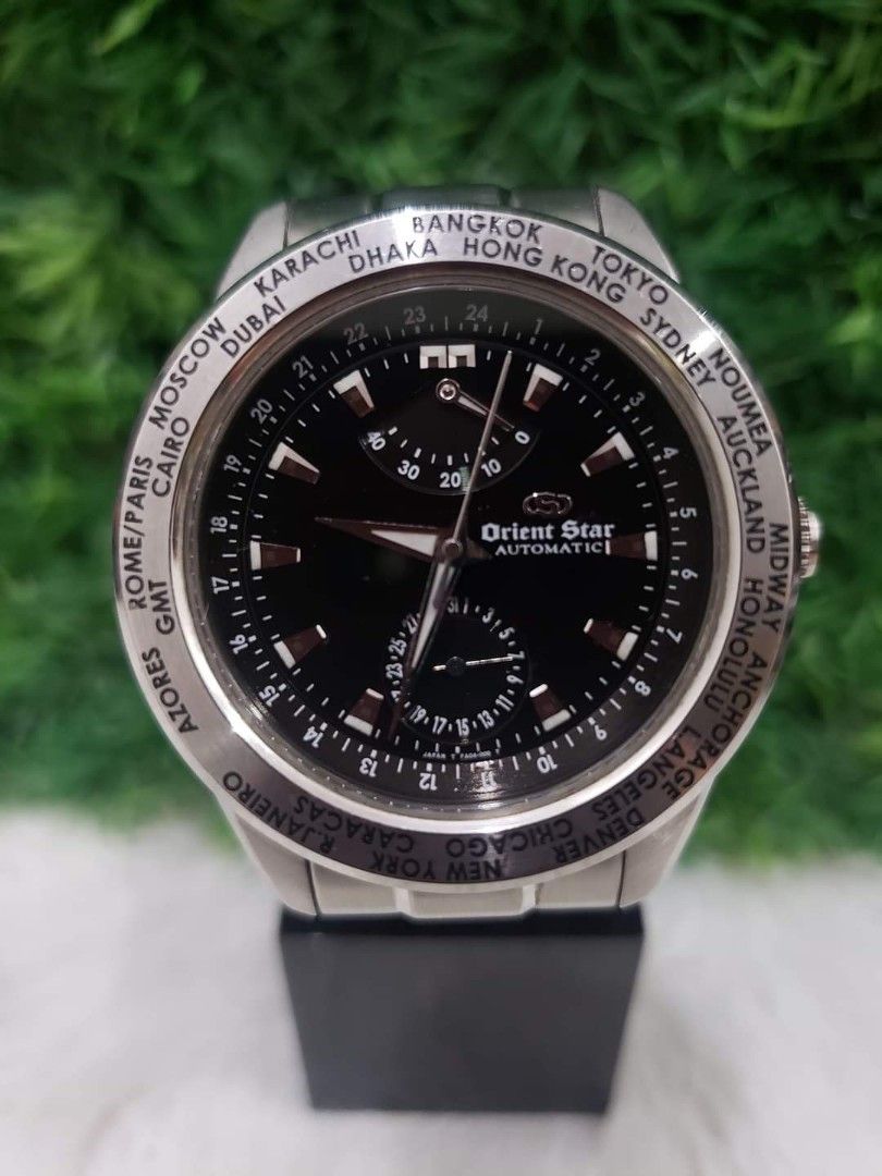 Orient star world time cheap
