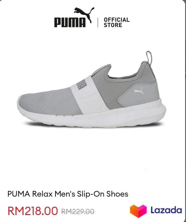 Original Puma Relax Men Slip On New with box Men s Fashion