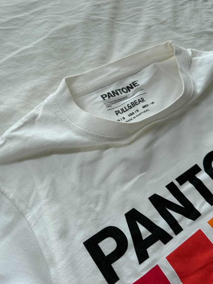 White Multicolour Pantone Shirt from Pull Bear