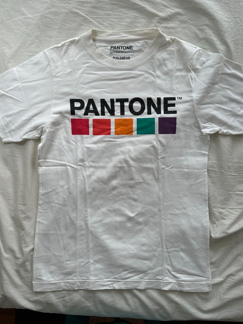 White Multicolour Pantone Shirt from Pull Bear