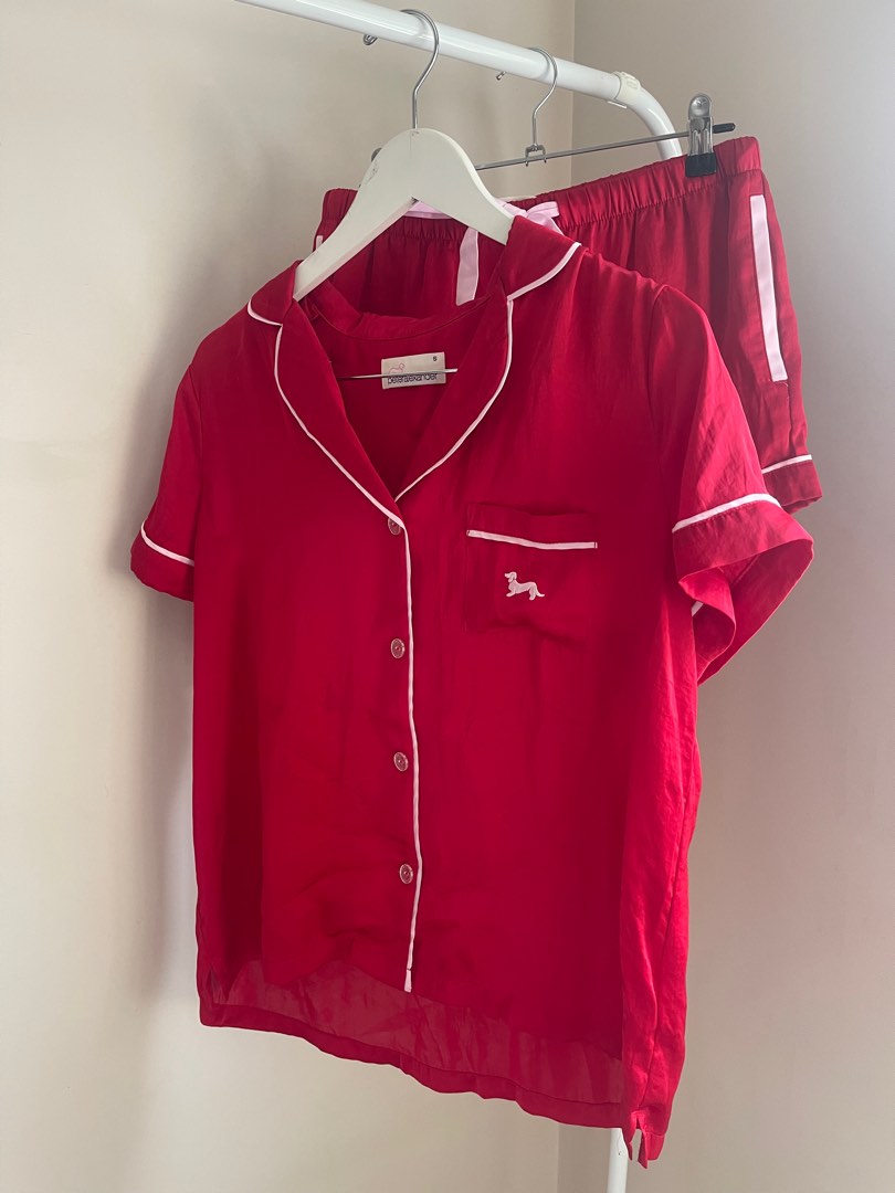 Peter alexander red satin pjs best sale
