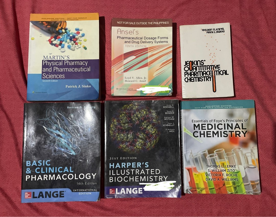 Pharmacy Books, Hobbies & Toys, Books & Magazines, Textbooks on Carousell
