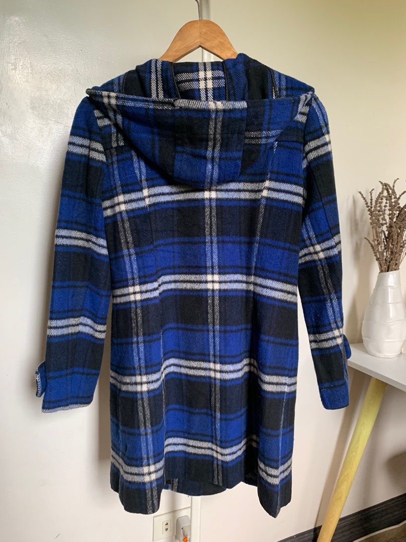Plaid Wool Coat (Category: Coats, Jackets and Outerwear) located in Caloocan City. Submitted by hellodeco (Listing ID 1254655172, Image 3). Description: Plaid Wool Coat for Winter Size: S - M See last photos for when worn. RFS: Decluttering. Need new space for new ones. .