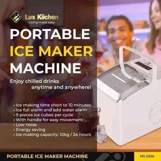 Portable ice maker machine