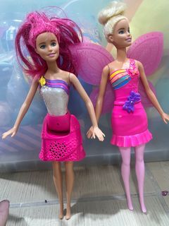 Preloved orig barbie with clothes cabinet