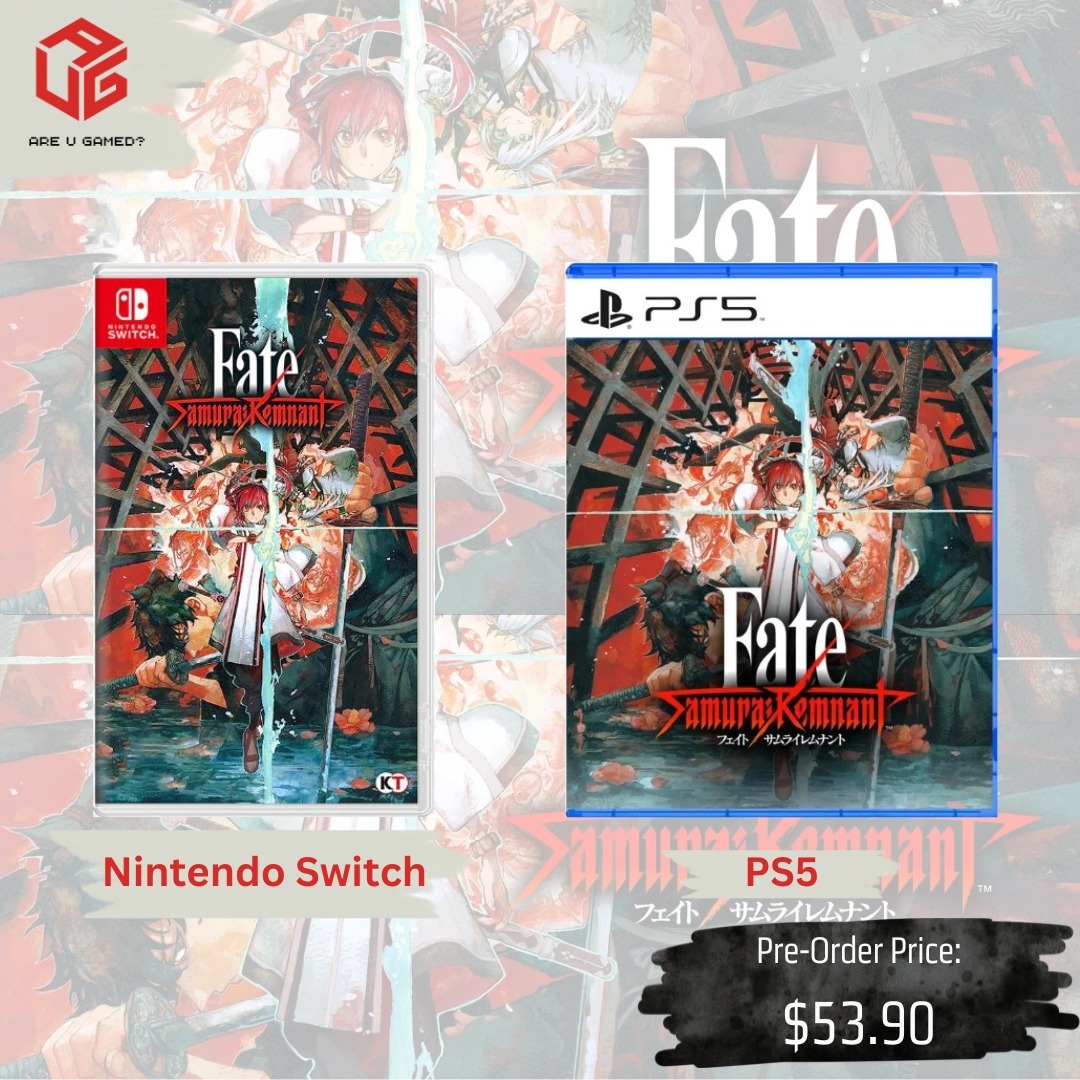 *Pre-order* Fate/Samurai Remnant Standard Edition - Nintendo Switch/PS5 ...