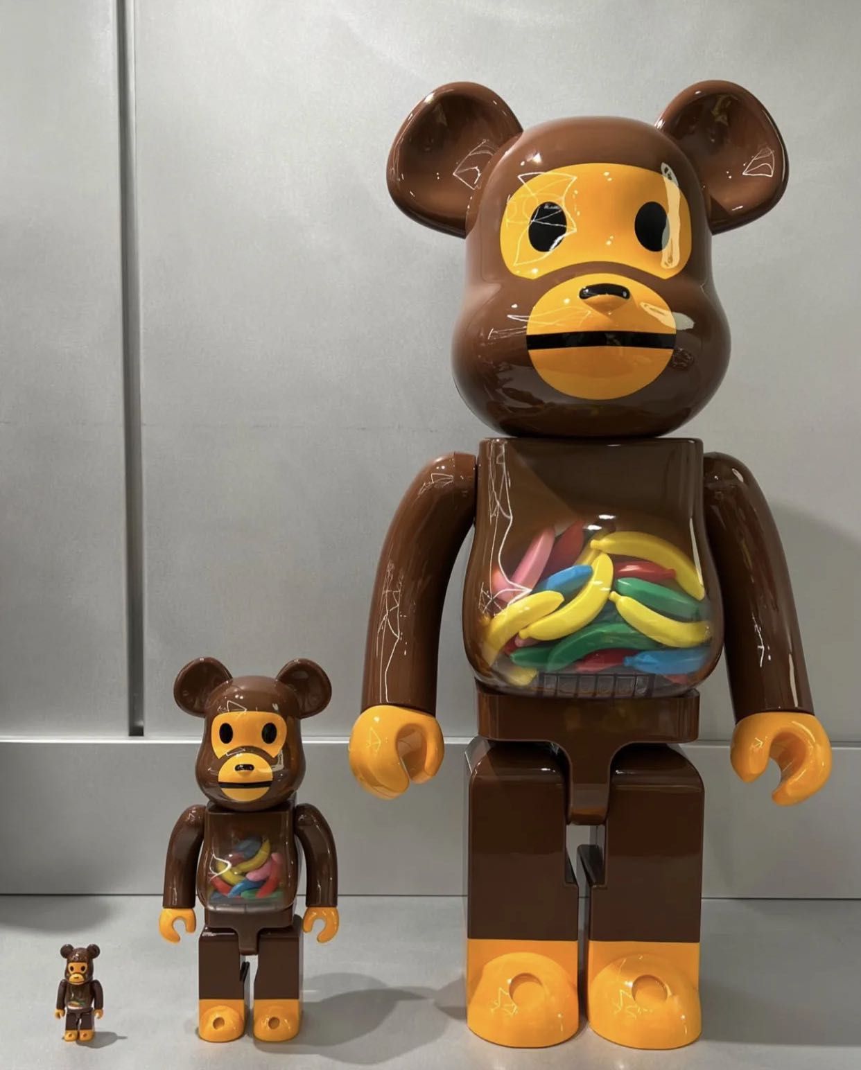 BE@RBRICK BABY MILO BANANA 100％ u0026 400 - フィギュア