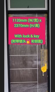 Offer - Johor (Price negotiable) Good Quality Wooden Solid door