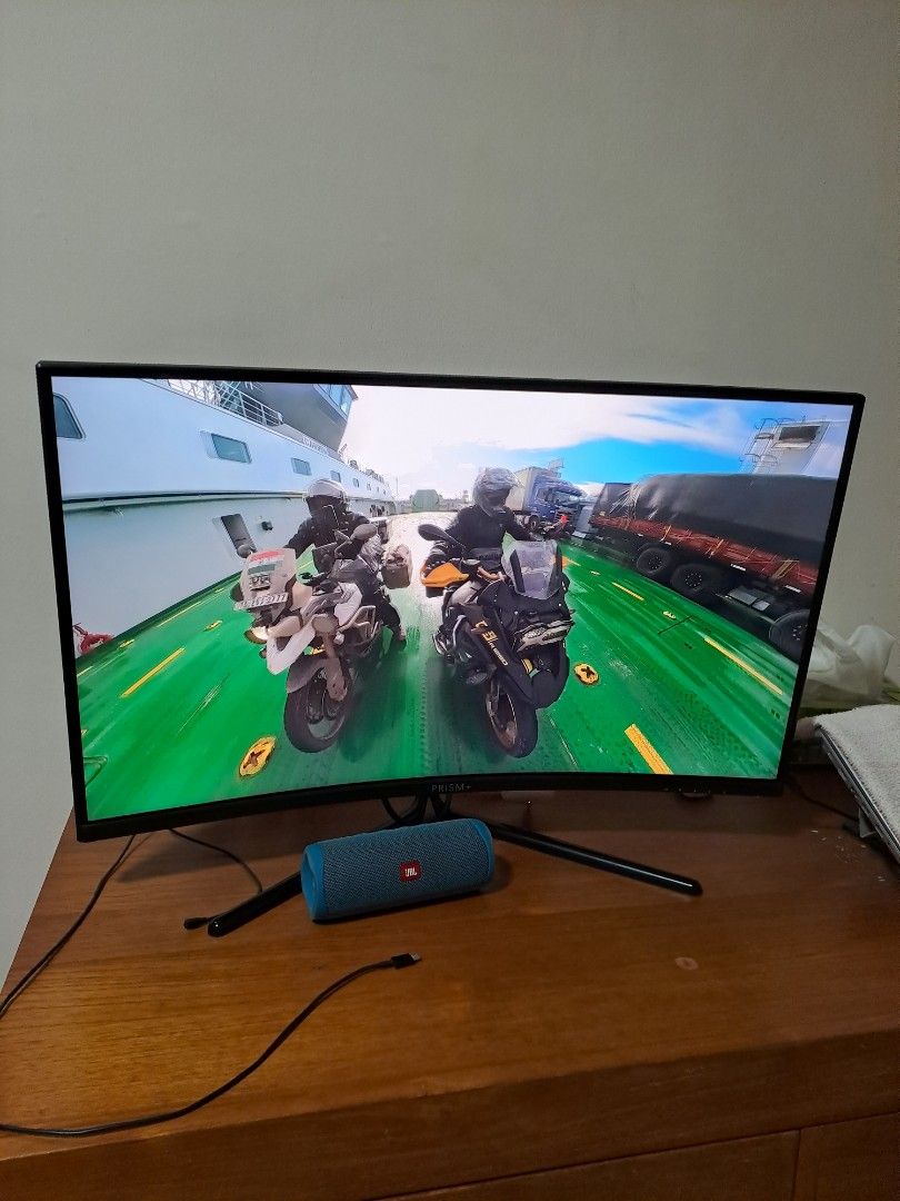 Prism 4k curved 32inch curved monitor, Computers & Tech, Parts ...