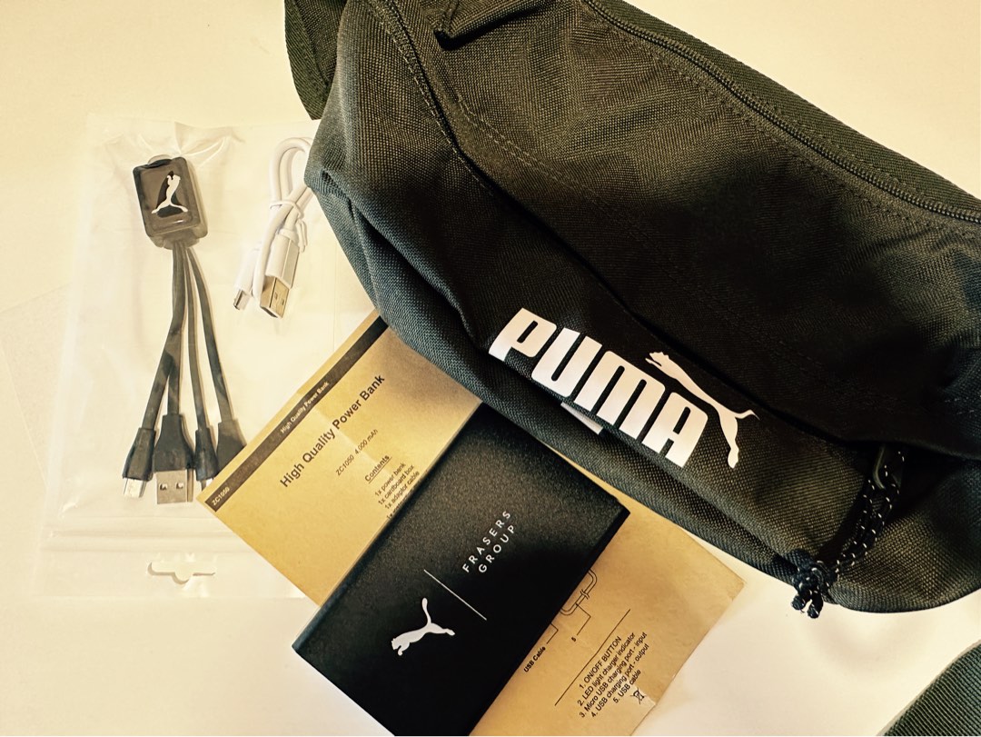 Puma Belt Bum Bag in Dark Olive Green Men s Fashion Bags Belt