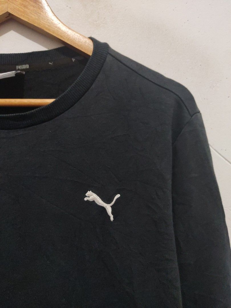 Puma black sweatshirt on sale