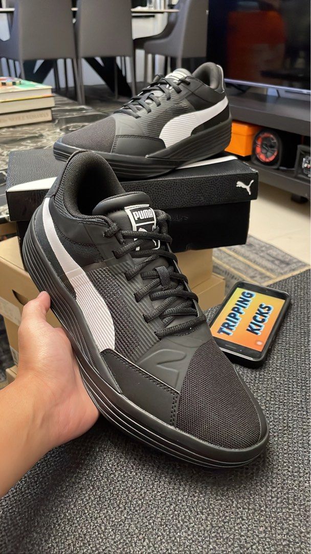 Puma clyde all black new arrivals