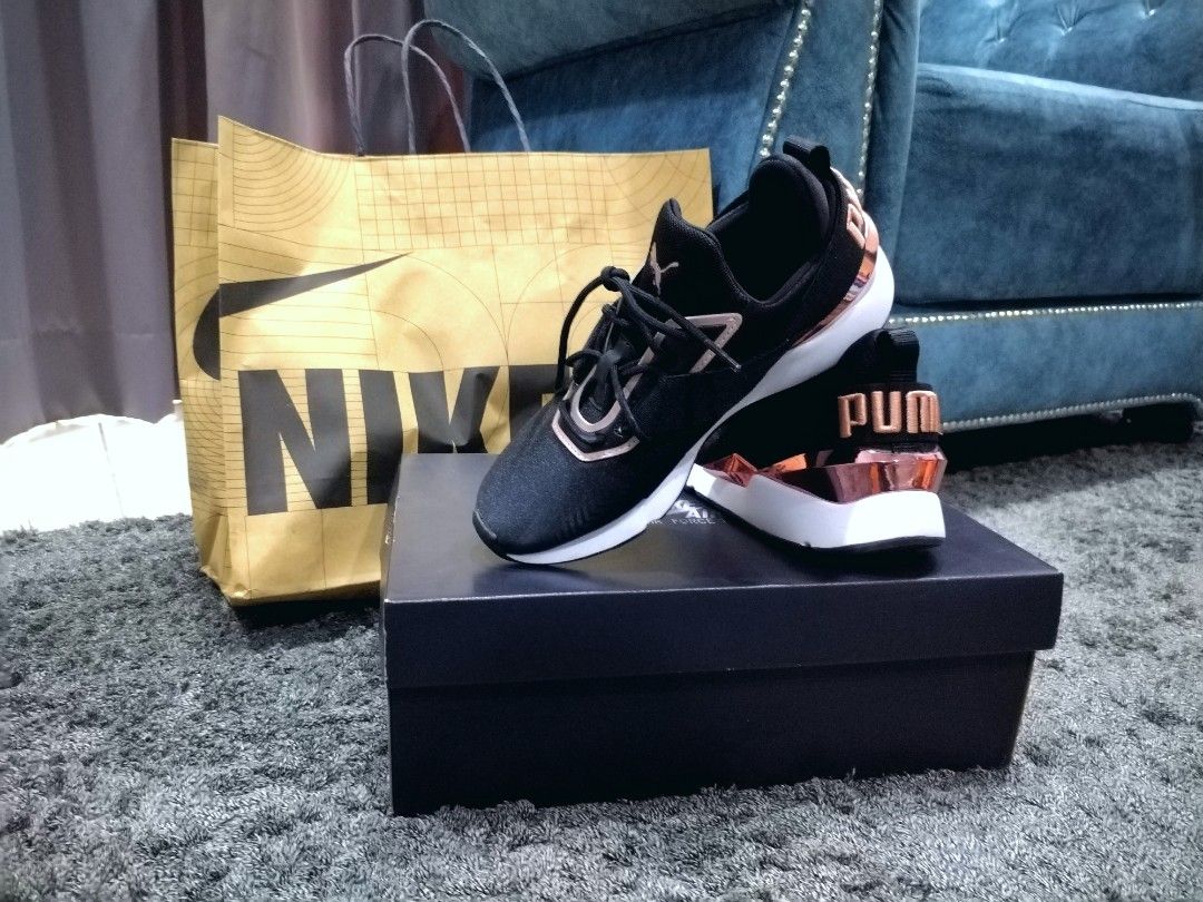 Puma muse deals on feet