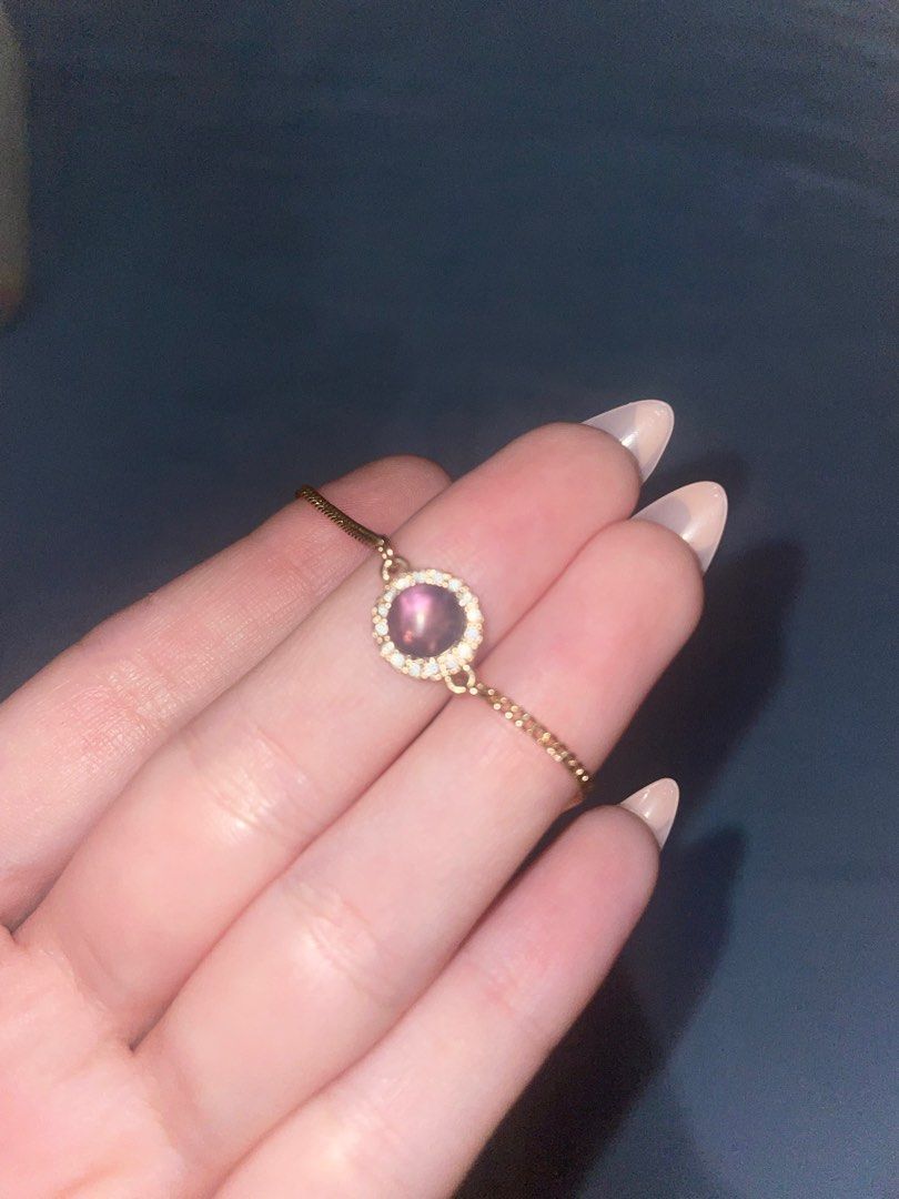 Purple 2024 gem bracelet
