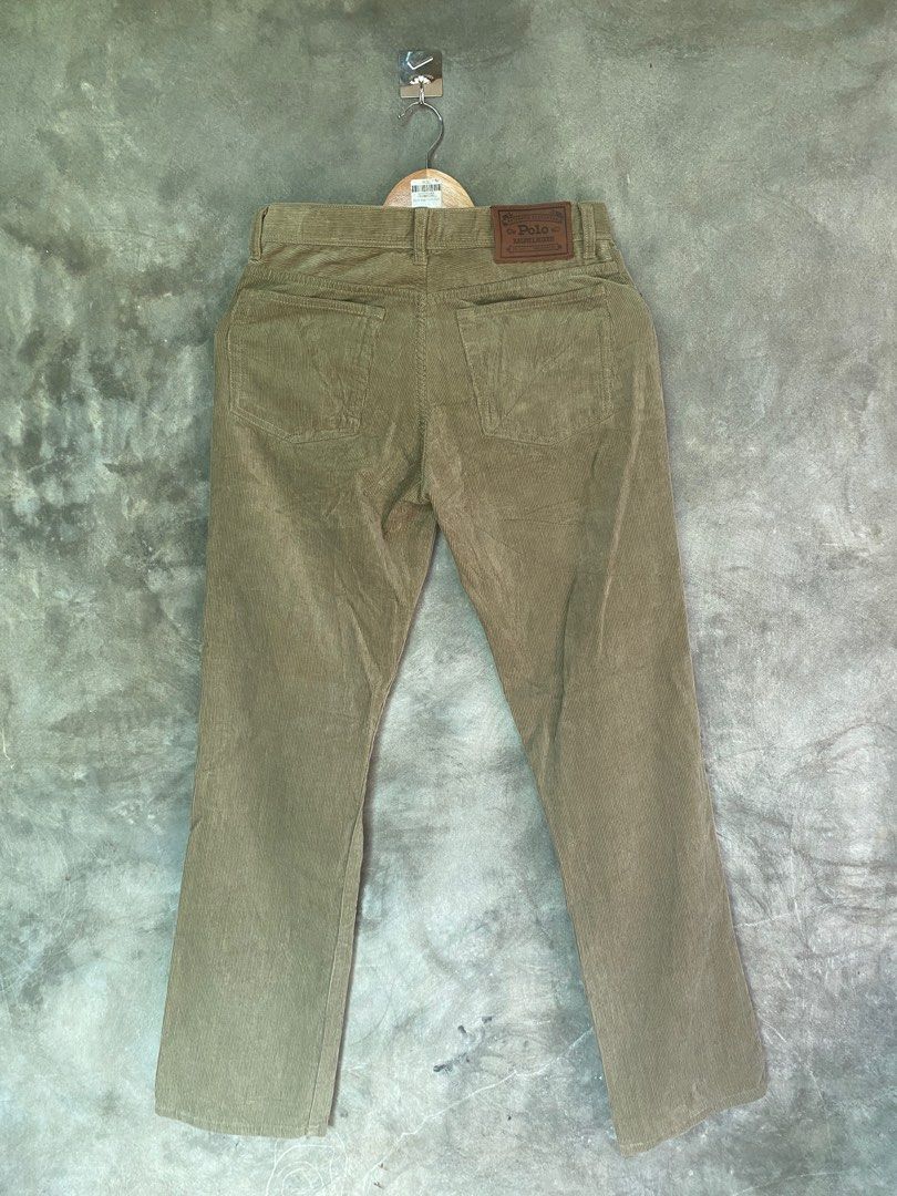 Ralph Lauren Lauren corduroy pants, men's size W37 cotton black type Vintage Second Hand