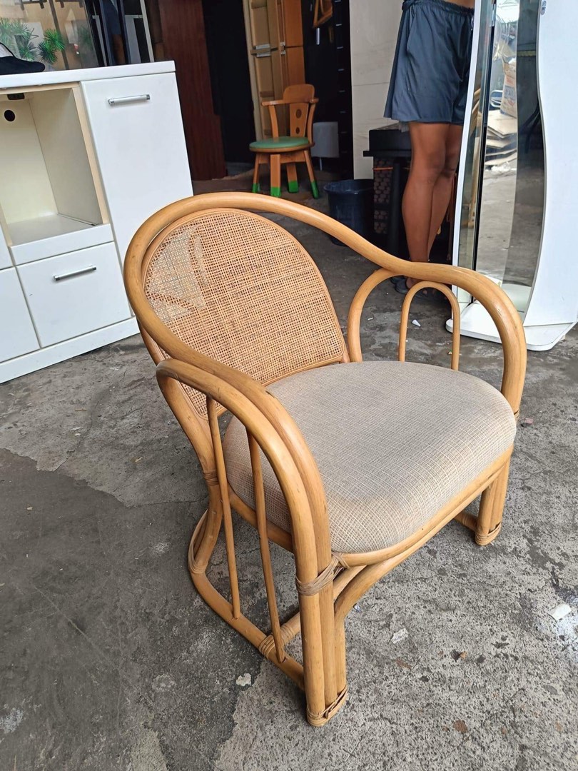 rattan chairs Japan surplus, Furniture & Home Living, Furniture, Chairs