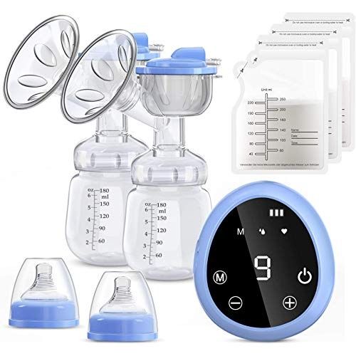 Rechargeable electric breast clearance pump