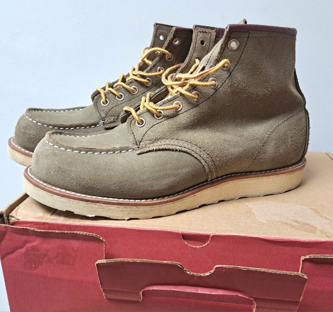 Red Wing Sage Grey Moc Toe