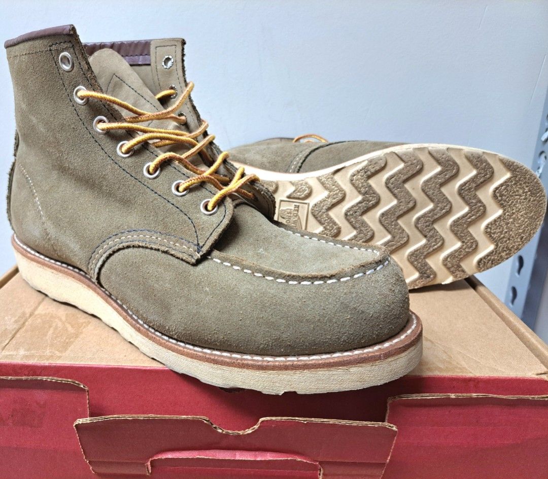 Red Wing Sage Grey Moc Toe