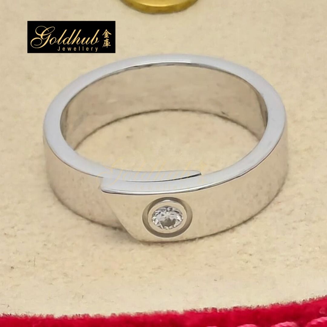 Cartier white gold best sale diamond ring