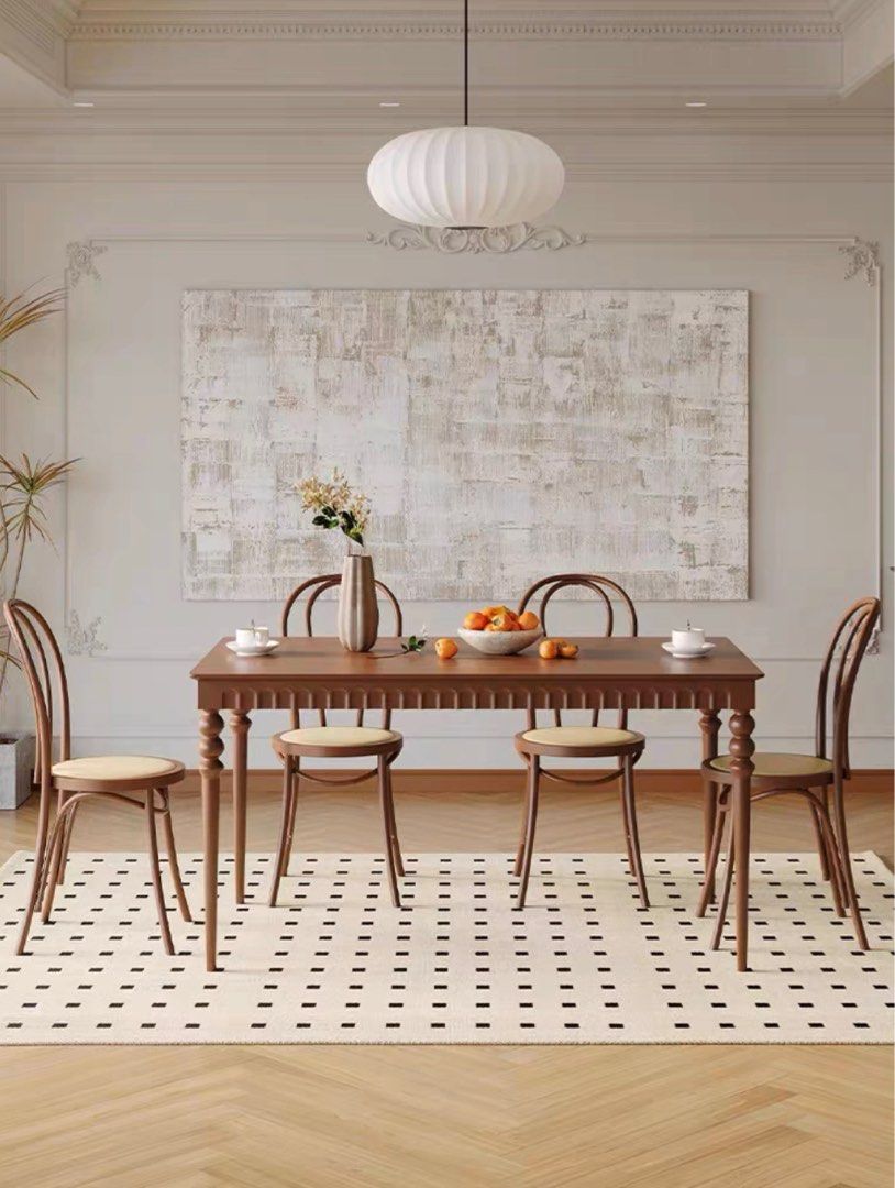 Single Rode On Table RODE Vintage Solid Wood Dining Table, Furniture & Home Living ...