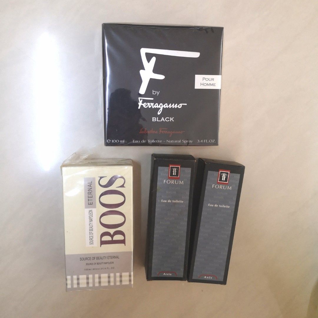 Salvatore Ferragamo F Pour Homme Black F Black EDT Perfume BOOS