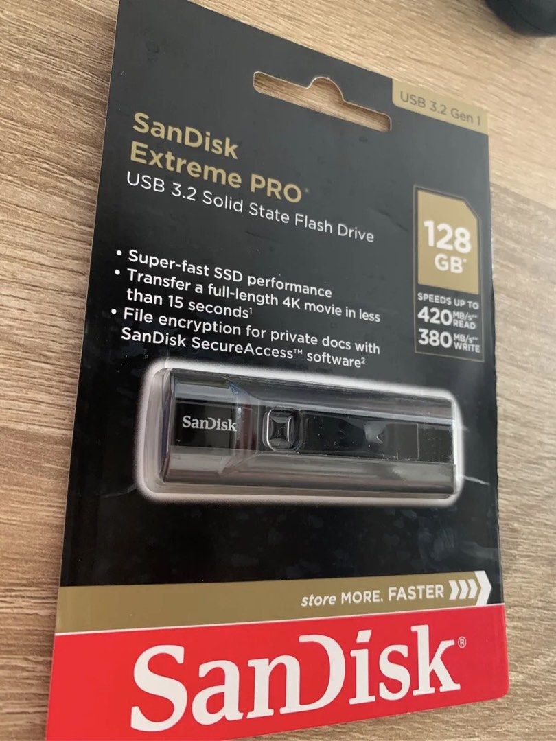 SanDisk Extreme PRO® USB 3.2 Solid State Flash Drive (128 GB - 1 TB)