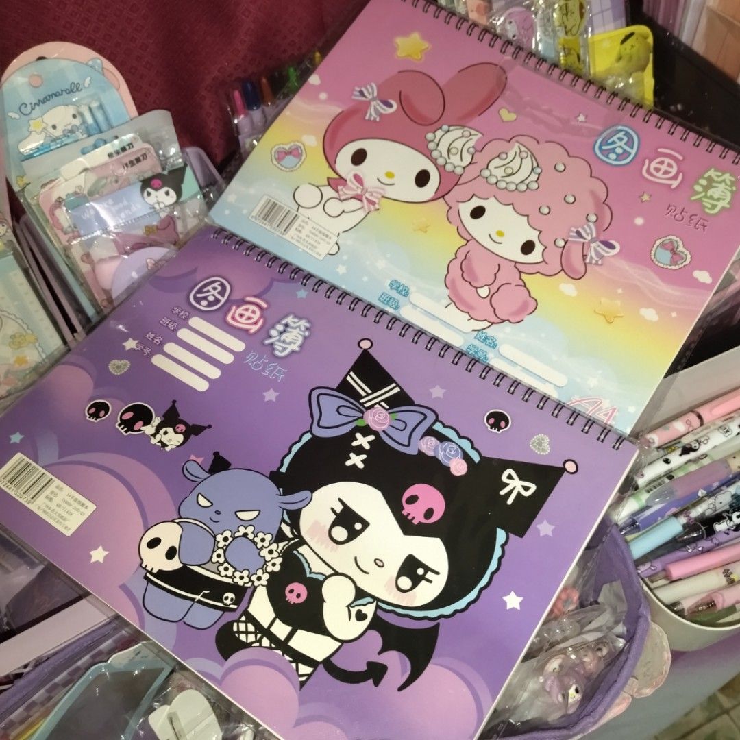 Sanrio sticker book, Hobbies & Toys, Stationery & Craft, Stationery &  School Supplies on Carousell