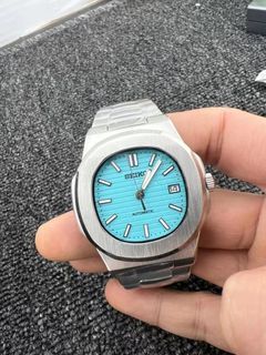 SEIKO CUSTOM DAYTONA ICE BLUE DIAL Modified Watch (FREE SHIPPING)
