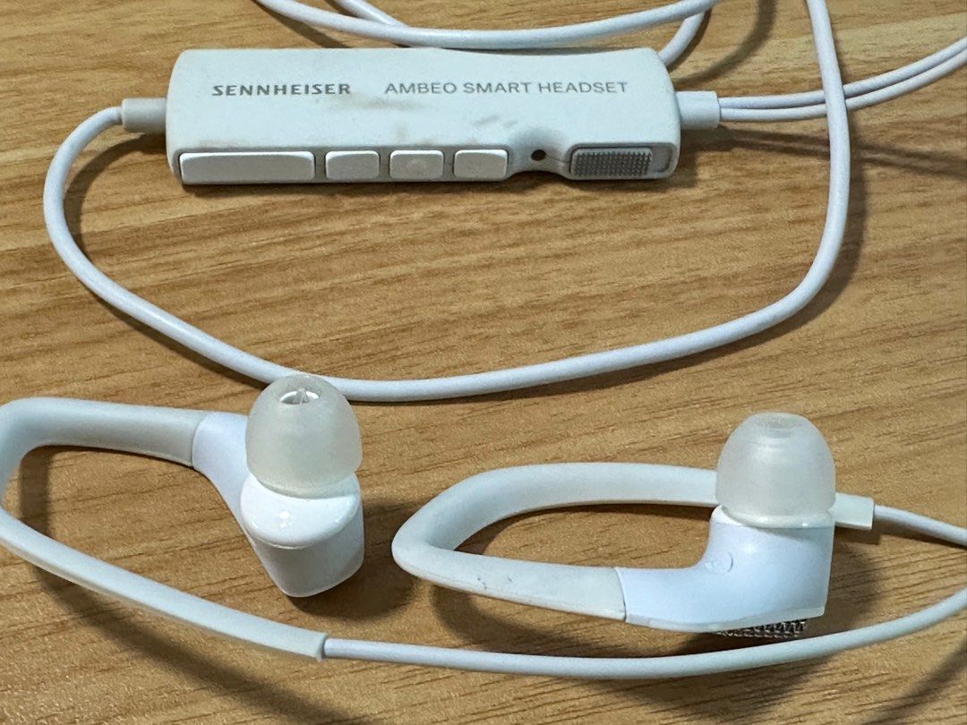 Sennheiser AMBEO Smart Headset iOS Active Noise Cancellation Transparent Hearing and 3D Sound Recording